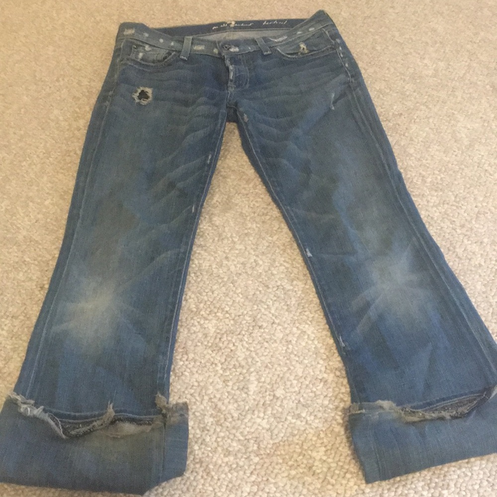 Distressed 7 for all mankind